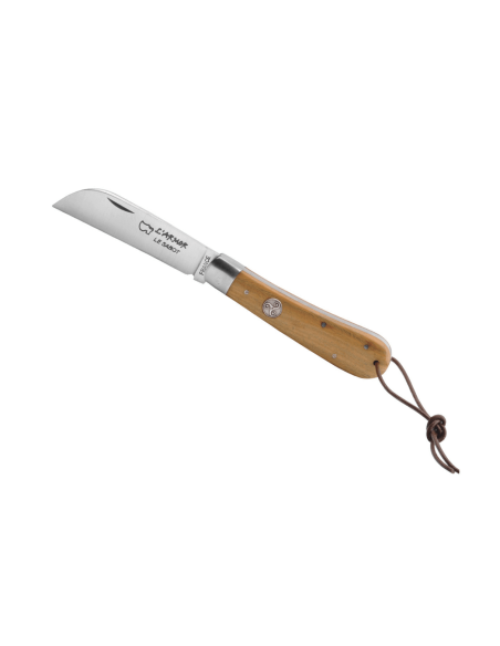 Cuchillo plegable Au Sabot L'Armor Acero Sandvik Mango de teca de 10,5 cm