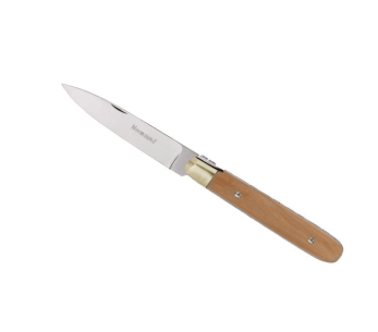 Normaund taittoveitsi Z100 ruostumaton teräs omenapuu kahva 10.5cm