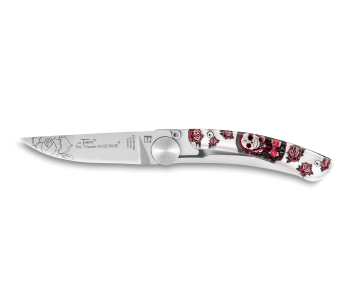Claude Dozorme Le Thiers Liner Lock navaja plegable 10.5cm diseño cavalera