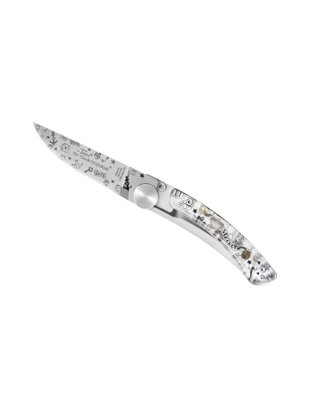 Le Thiers Liner Lock foldekniv Claude Dozorme old school indretning 10,5 cm