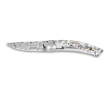 Claude Dozorme Le Thiers Liner Lock cuchillo plegable 10.5cm diseño de la vieja escuela