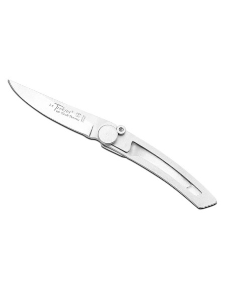 Le Thiers Liner Lock folding knife Claude Dozorme all stainless steel 10.5cm