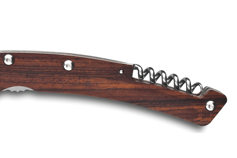 Le Thiers Liner Lock Claude Dozorme vallernia 12.5cm semi serrated folding knife
