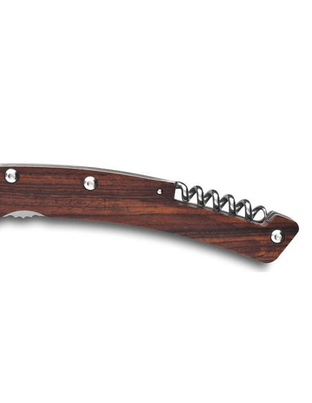 Faca dobrável Le Thiers Liner Lock Claude Dozorme vallernia 12,5 cm semi-serrilhada