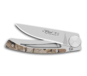 Claude Dozorme Le Thiers Liner Lock navaja plegable 10.5cm cuerno de carnero 2