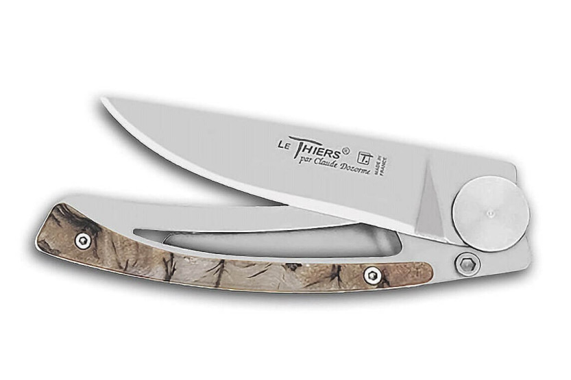 Klappmesser Le Thiers Liner Lock Claude Dozorme Widderhorn 10,5cm