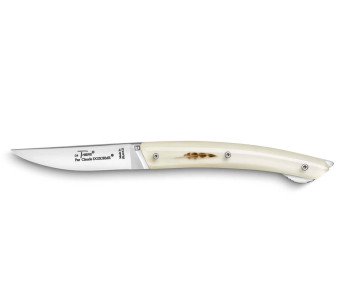 Le Thiers Verrou Claude Dozorme navaja plegable con mango de pluma de pintor 12cm