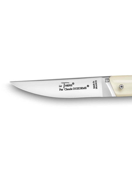 Le Thiers Verrou Claude Dozorme navaja plegable con mango de pluma de pintor 12cm