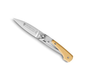 Claude Dozorme Périgourdin foldekniv 10 cm med skaft af buksbomtræ 2