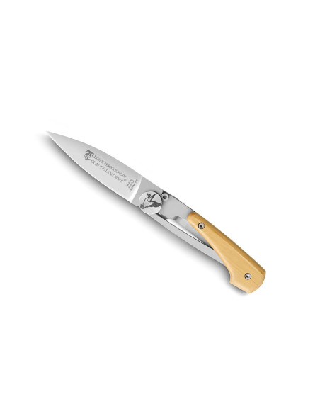 Claude Dozorme Périgourdin foldekniv 10 cm med skaft af buksbomtræ