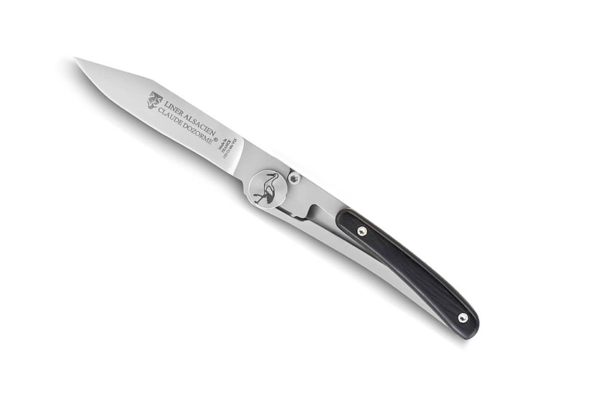Claude Dozorme Navaja plegable alsaciana 11,5cm mango de ébano