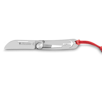 Navaja plegable London Liner Claude Dozorme 11cm mango de acero inoxidable