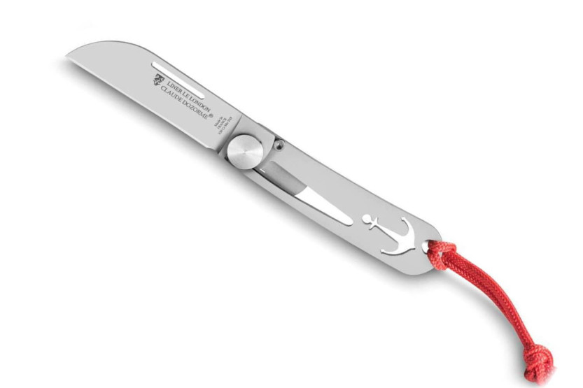 Liner London foldekniv Claude Dozorme 11 cm håndtag i rustfrit stål