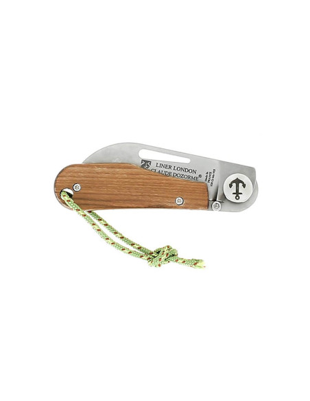 Liner London fällkniv Claude Dozorme 11cm teakhandtag