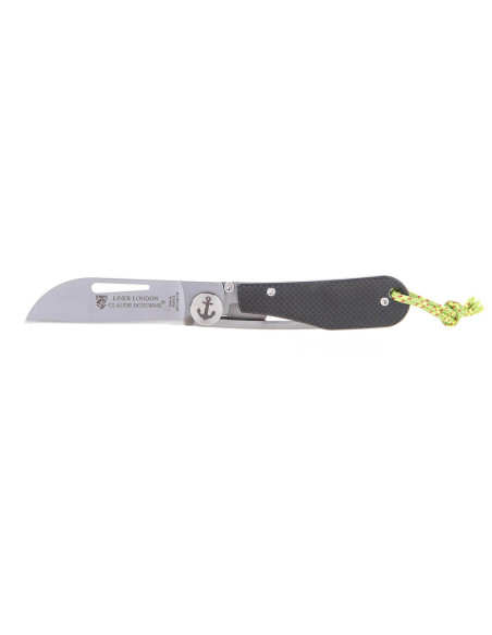 Liner London foldekniv Claude Dozorme 11 cm kulfiberhåndtag