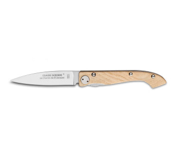 Klappmesser Compostelle Voie de Tours Claude Dozorme Eichenholzgriff 12,5cm