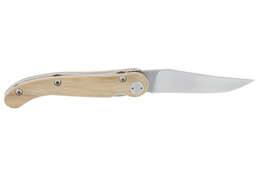 Claude Dozorme Laguiole foldekniv 12 cm med håndtak i oliventre