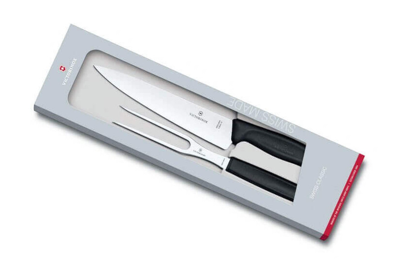 Victorinox SwissClassic voorsnijset voorsnijmes + koksvork