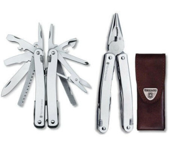 Alicate Spirit Swisstool de 11 peças Victorinox + estojo de nylon