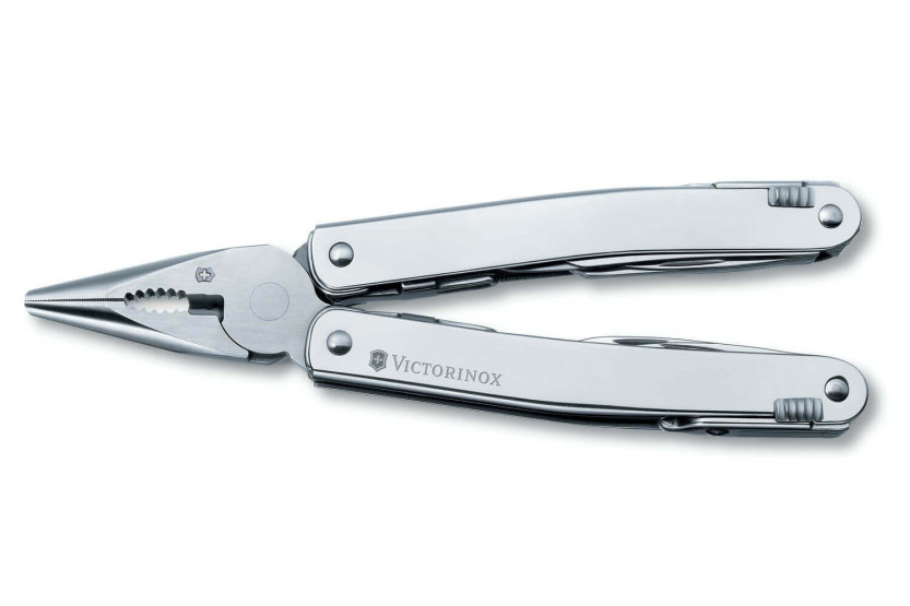 Victorinox Swisstool Pliers 11 pieces Spirit pointed blade + leather case