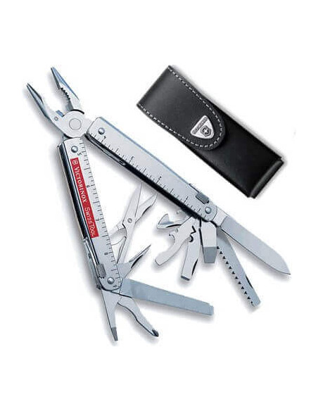 Victorinox 11-piece Spirit Swisstool pliers + leather case