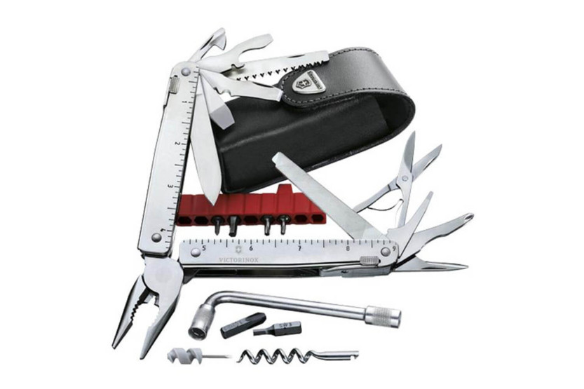 Zange Swisstool Plus Victorinox 21 Teile + Lederetui