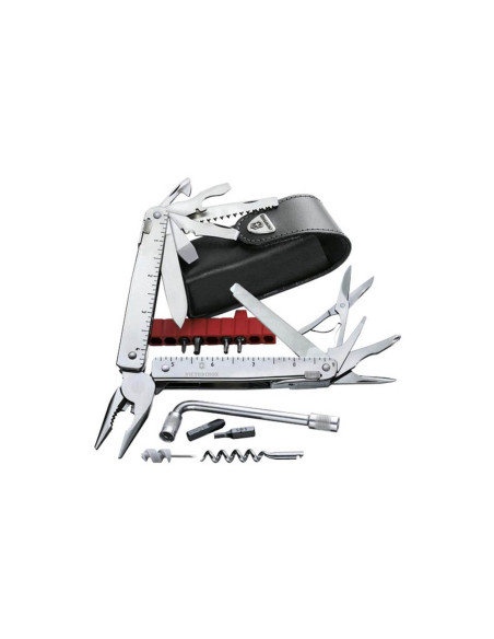 Victorinox Swisstool Plus 21-delers tang + skinnveske