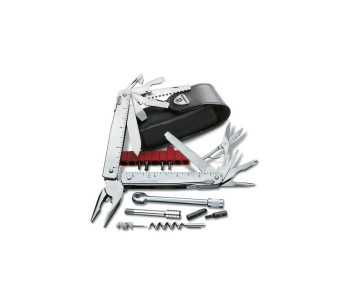 Zange Swisstool Plus Victorinox 12-teilig + Lederetui