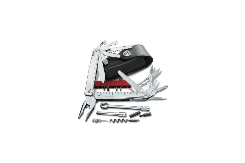 Victorinox Swisstool Plus pihdit 12 kpl + nahkakotelo