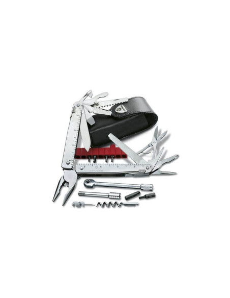 Victorinox Swisstool Plus tang 12 deler + skinnveske