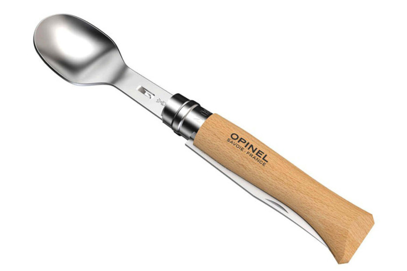 Opinel Picnic Plus-sæt med N°8-kniv, -gaffel og -ske