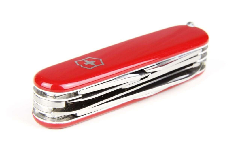 Victorinox Swiss Pocket Knife 10 pieces COMPACT red