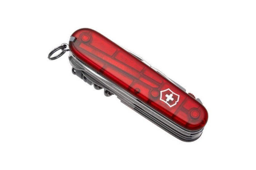 Victorinox Coltello svizzero HUNTSMAN LITE 16 pezzi rosso traslucido