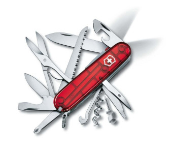 Navaja Suiza Victorinox HUNTSMAN LITE 16 piezas rojo translúcido