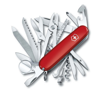 Victorinox sveitsisk lommekniv 21 deler SWISSCHAMP rød