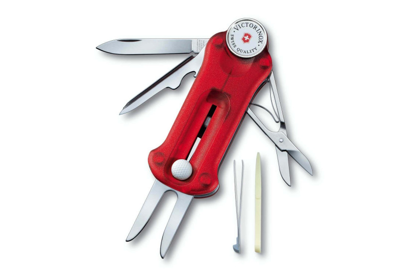 Canivete suíço Victorinox 7 peças Golftool Vermelho 91mm cabo