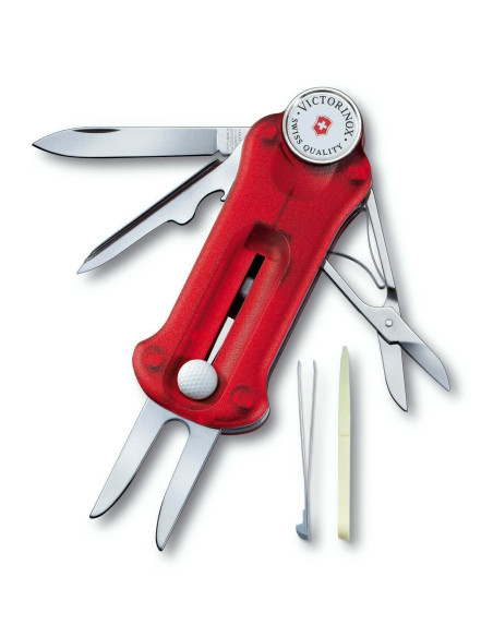 Canivete suíço Victorinox 7 peças Golftool Vermelho 91mm cabo