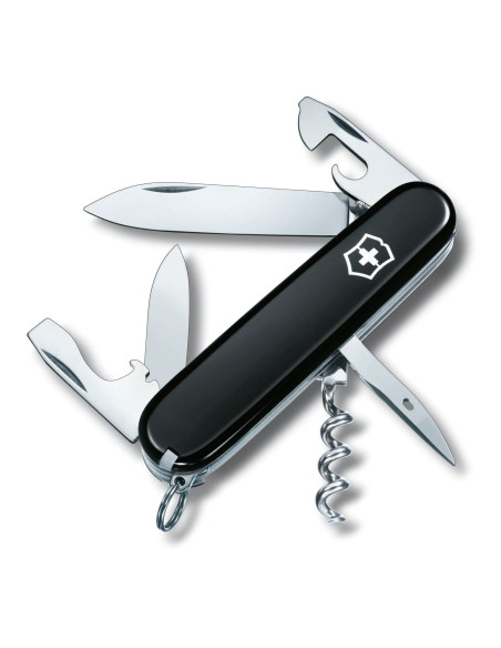 Victorinox Swiss Pocket Knife 8 pieces SPARTAN 91mm handle black