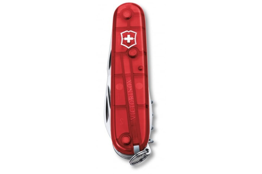 Victorinox Coltello svizzero 8 pezzi SPARTAN rosso traslucido