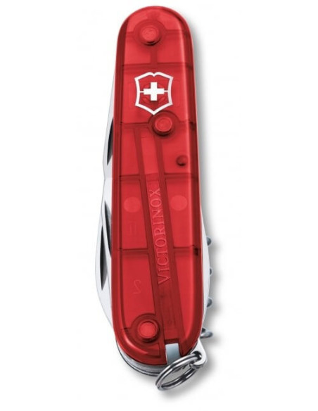 Schweizer Messer Victorinox 8-teilig SPARTAN rot transluzent