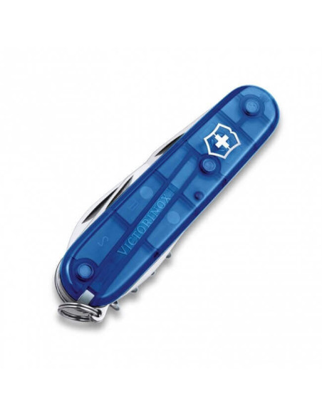 Victorinox Swiss Pocket Knife 8 pieces SPARTAN translucent blue