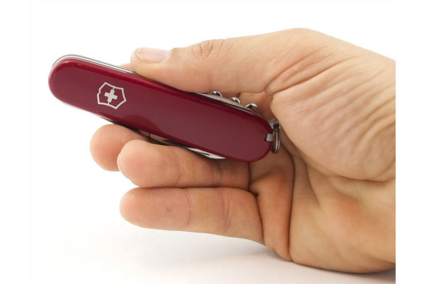 Victorinox Swiss Pocket Knife 9 pieces CAMPER red
