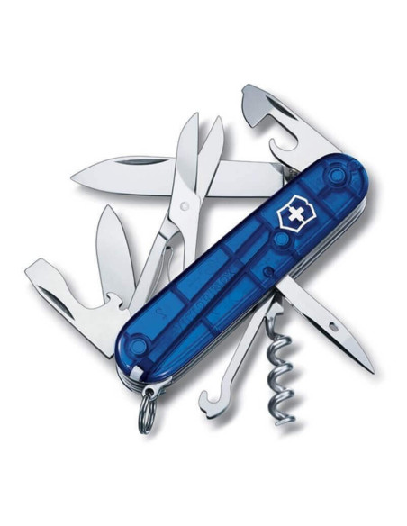 Canivete suíço Victorinox 10 peças CLIMBER Azul translúcido