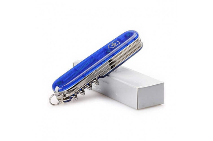 Canivete suíço Victorinox 10 peças CLIMBER Azul translúcido