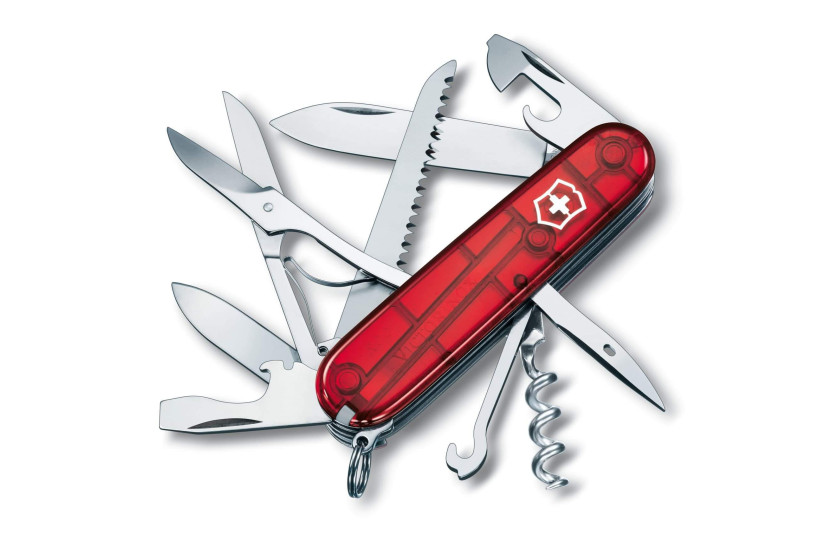 Navaja Suiza Victorinox HUNTSMAN 11 piezas rojo translúcido