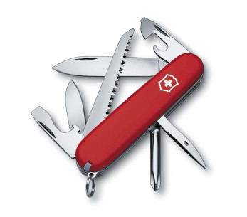 Victorinox sveitsisk lommekniv Hiker rød 91 mm 13 funksjoner