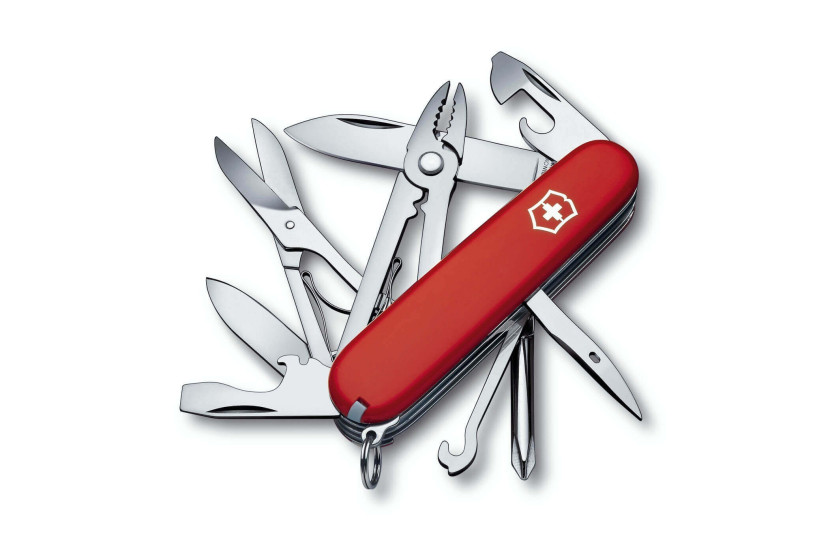 Victorinox Swiss Pocket Knife Tinker Deluxe red 91mm 18 functions