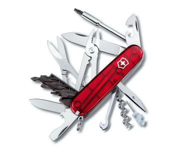 Canivete suíço Victorinox Cyber Tool M vermelho translúcido 91mm 34 funções 2