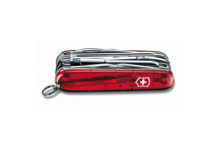 Victorinox Zwitsers zakmes Cyber Tool M doorschijnend rood 91mm 34 functies