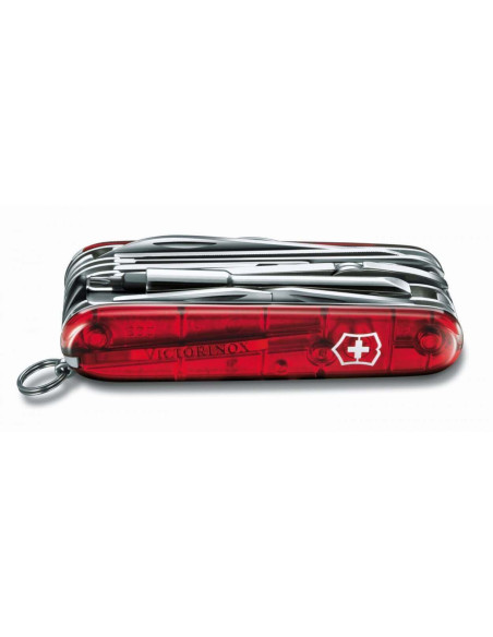 Victorinox Swiss Pocket Knife Cyber Tool M rosso traslucido 91 mm 34 funzioni